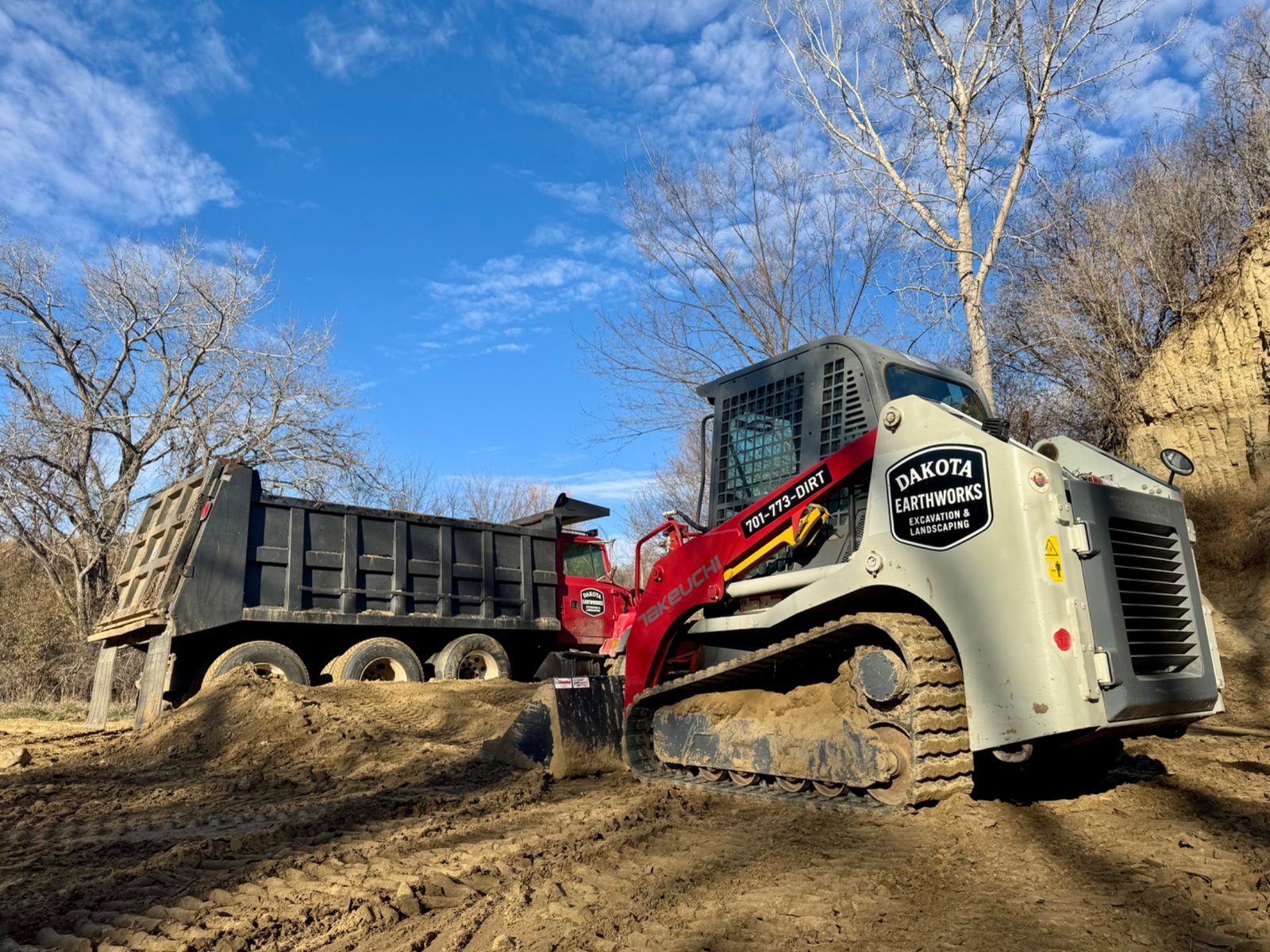 Gravel aggregate and topsoil delivery Central North Dakota
